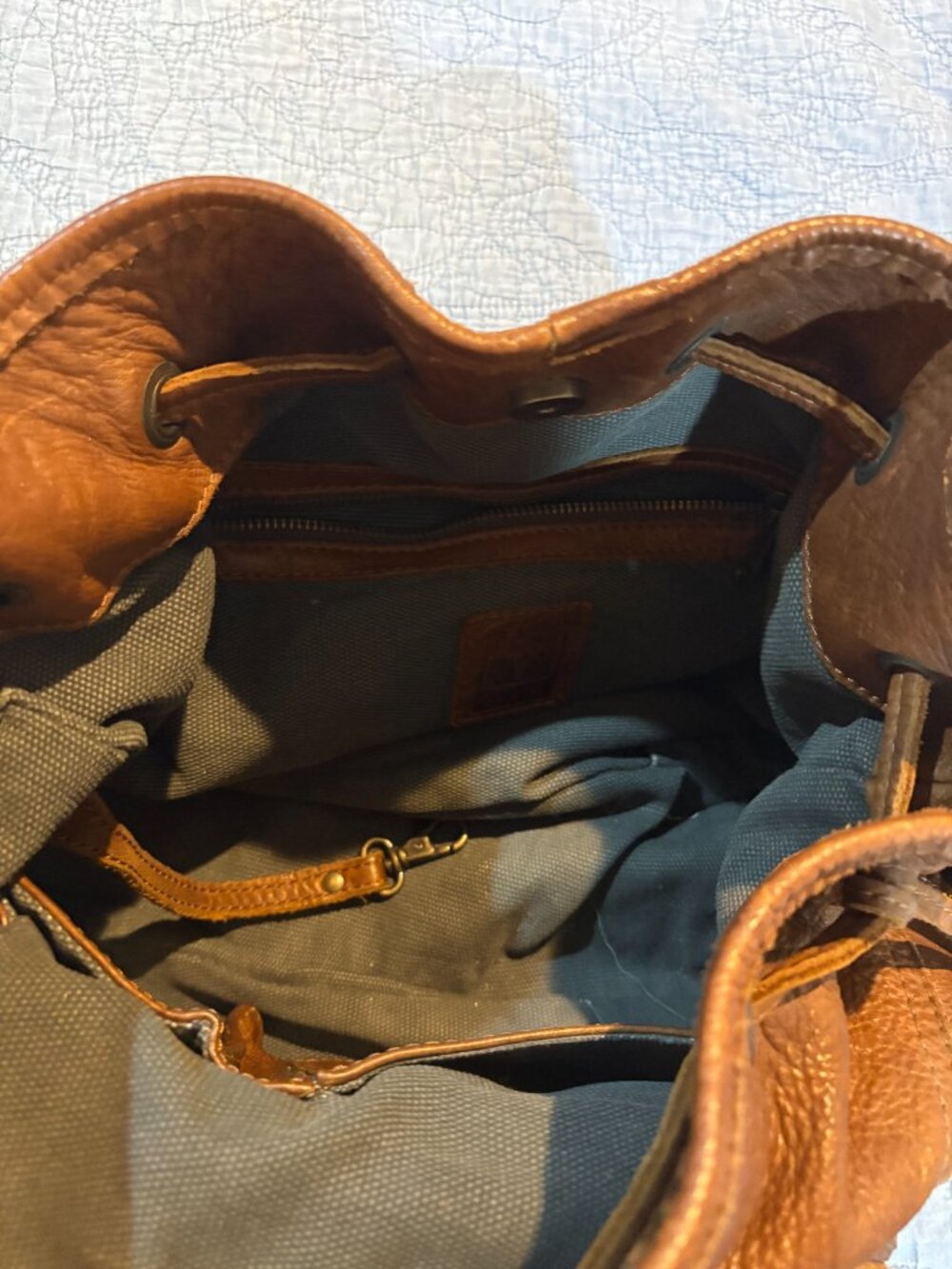 Large Frye crossbody BOHO bag - Picture 4 of 4